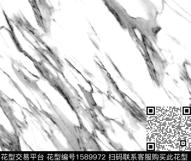大理石黑白华亿平台抽象男装数码印花华亿平台下载（图片编号: 1589972） - 瓦栏（Walan）