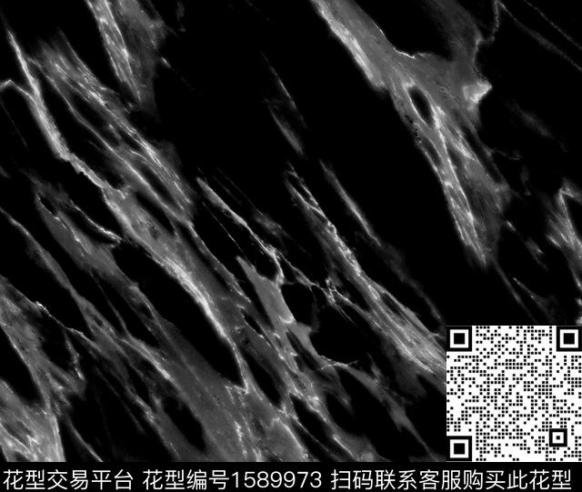 抽象大理石黑白数码印花华亿平台下载（图片编号: 1589973） - 瓦栏（Walan）