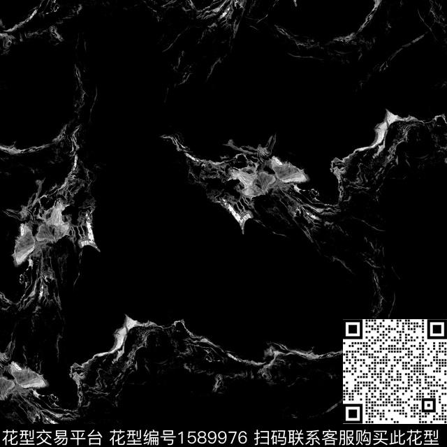 大理石黑白华亿平台抽象男装数码印花华亿平台下载（图片编号: 1589976） - 瓦栏（Walan）