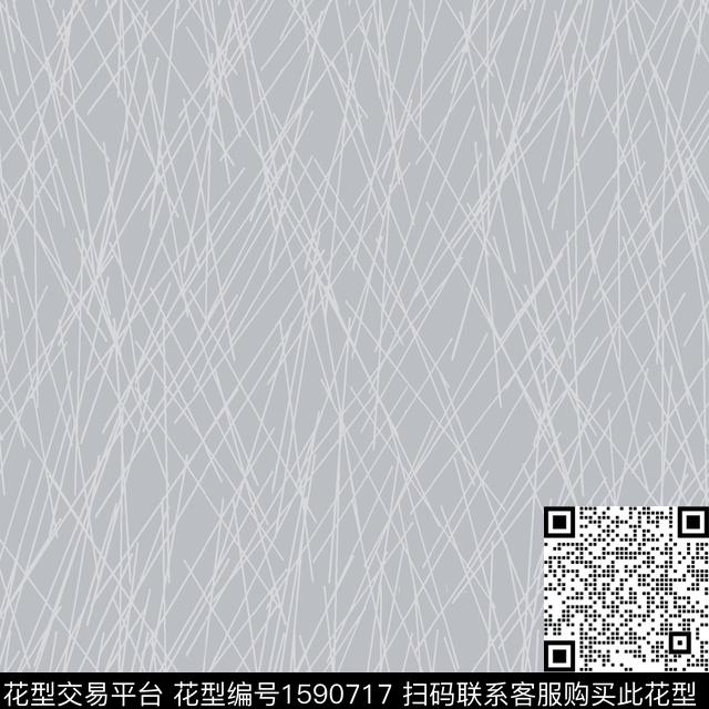 线条里料印花传统印花华亿平台下载（图片编号: 1590717） - 瓦栏（Walan）