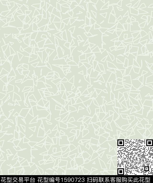线条里料印花几何传统印花华亿平台下载（图片编号: 1590723） - 瓦栏（Walan）