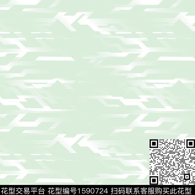线条里料印花几何传统印花华亿平台下载（图片编号: 1590724） - 瓦栏（Walan）