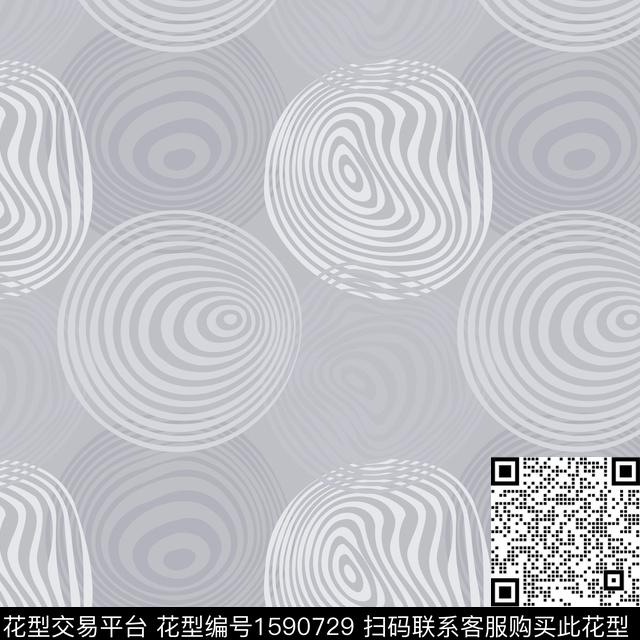 抽象里料印花几何传统印花华亿平台下载（图片编号: 1590729） - 瓦栏（Walan）