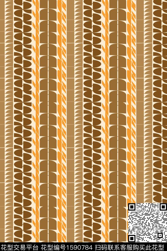 条纹几何民族风传统印花华亿平台下载（图片编号: 1590784） - 瓦栏（Walan）