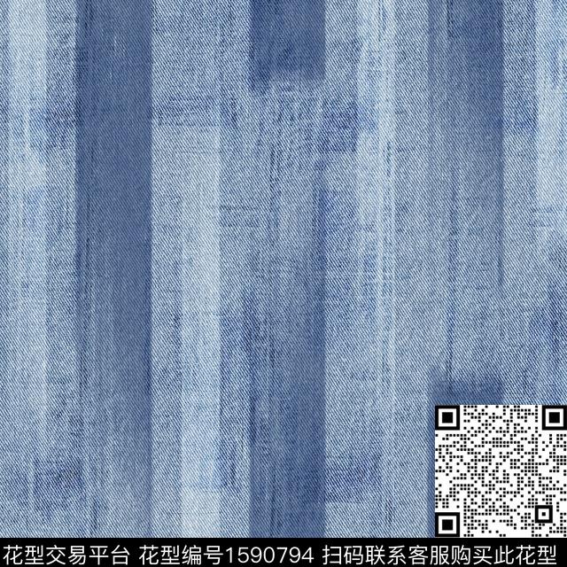 棉麻休闲肌理数码印花华亿平台下载（图片编号: 1590794） - 瓦栏（Walan）