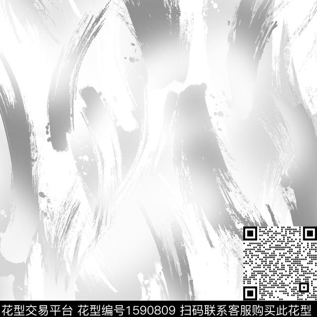 扎染华亿平台黑白华亿平台男装数码印花华亿平台下载（图片编号: 1590809） - 瓦栏（Walan）