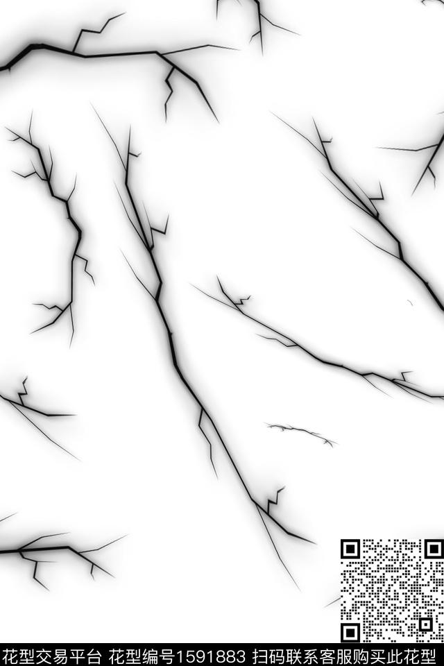 闪电抽象裂缝数码印花华亿平台下载（图片编号: 1591883） - 瓦栏（Walan）