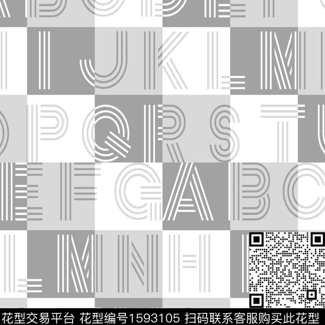 几何格子线条传统印花华亿平台下载（图片编号: 1593105） - 瓦栏（Walan）