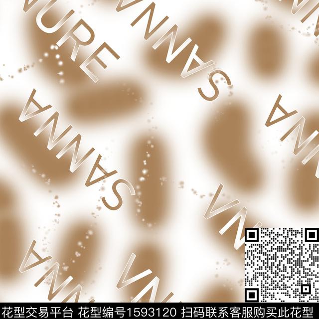 模糊底纹字母数码印花华亿平台下载（图片编号: 1593120） - 瓦栏（Walan）