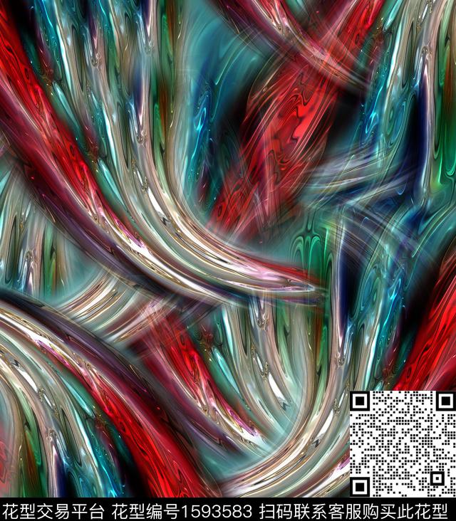 抽象数码印花华亿平台下载（图片编号: 1593583） - 瓦栏（Walan）