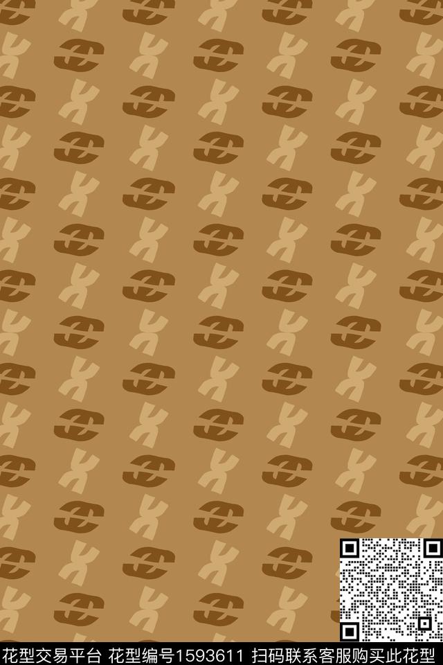 趣味大牌风字母传统印花华亿平台下载（图片编号: 1593611） - 瓦栏（Walan）