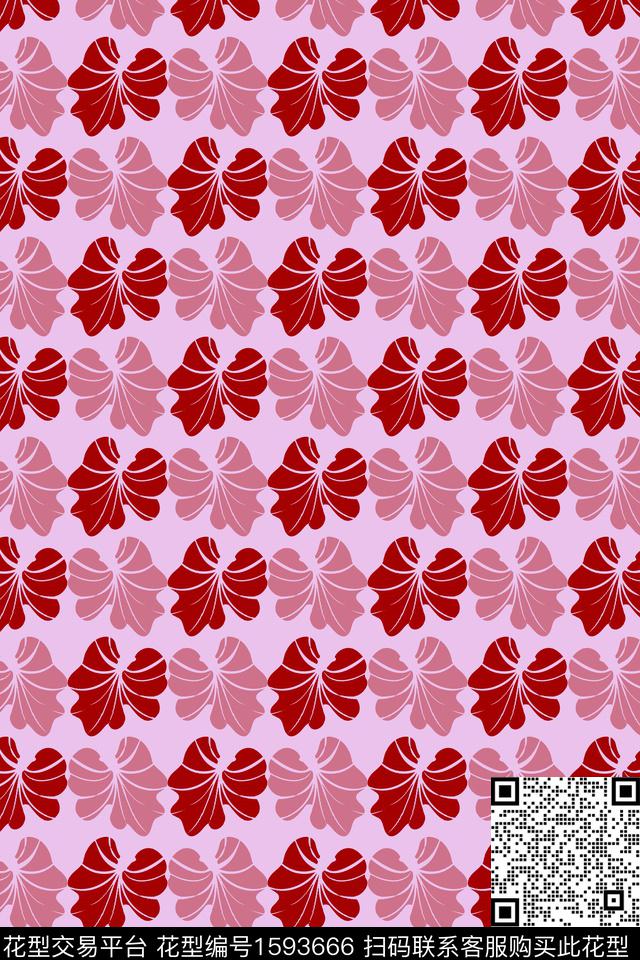 花卉连续传统印花华亿平台下载（图片编号: 1593666） - 瓦栏（Walan）