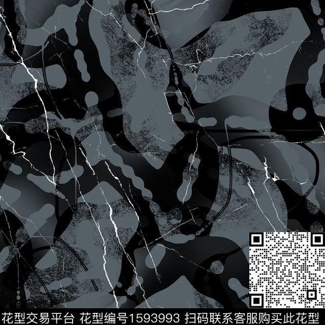 抽象裂缝数码印花华亿平台下载（图片编号: 1593993） - 瓦栏（Walan）