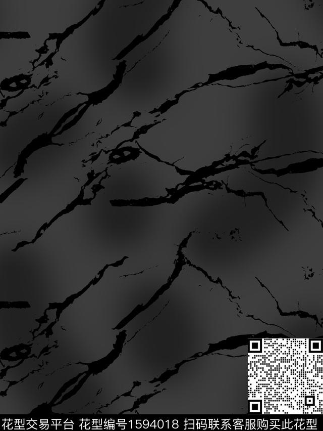 抽象男装肌理几何数码印花华亿平台下载（图片编号: 1594018） - 瓦栏（Walan）