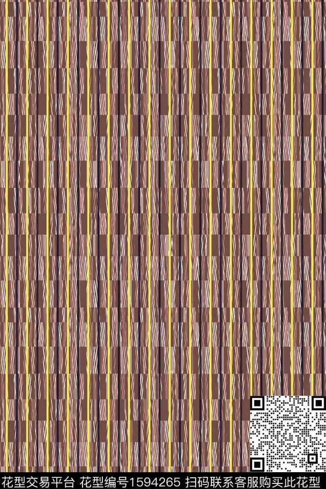 几何线条数码印花华亿平台下载（图片编号: 1594265） - 瓦栏（Walan）