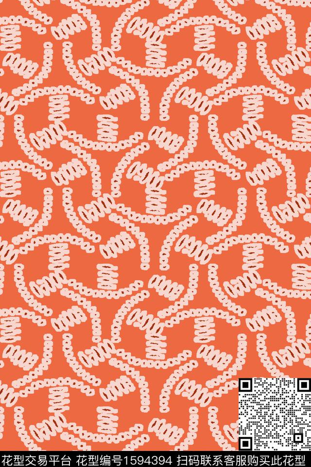 条纹数码印花华亿平台下载（图片编号: 1594394） - 瓦栏（Walan）