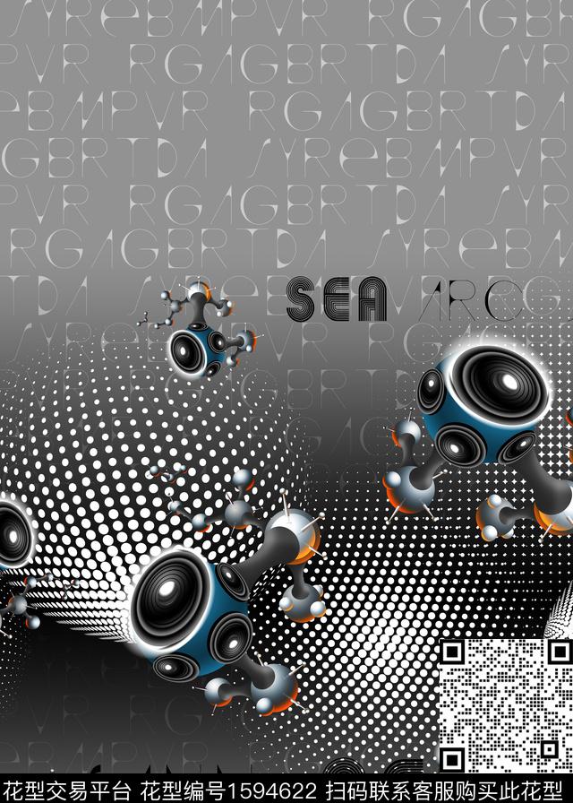 定位字母音响数码印花华亿平台下载（图片编号: 1594622） - 瓦栏（Walan）