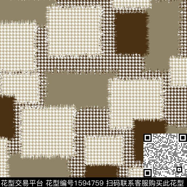 抽象男装几何男装数码印花华亿平台下载（图片编号: 1594759） - 瓦栏（Walan）