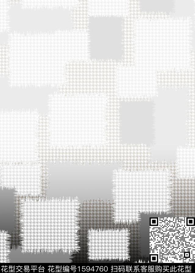 抽象男装几何男装数码印花华亿平台下载（图片编号: 1594760） - 瓦栏（Walan）