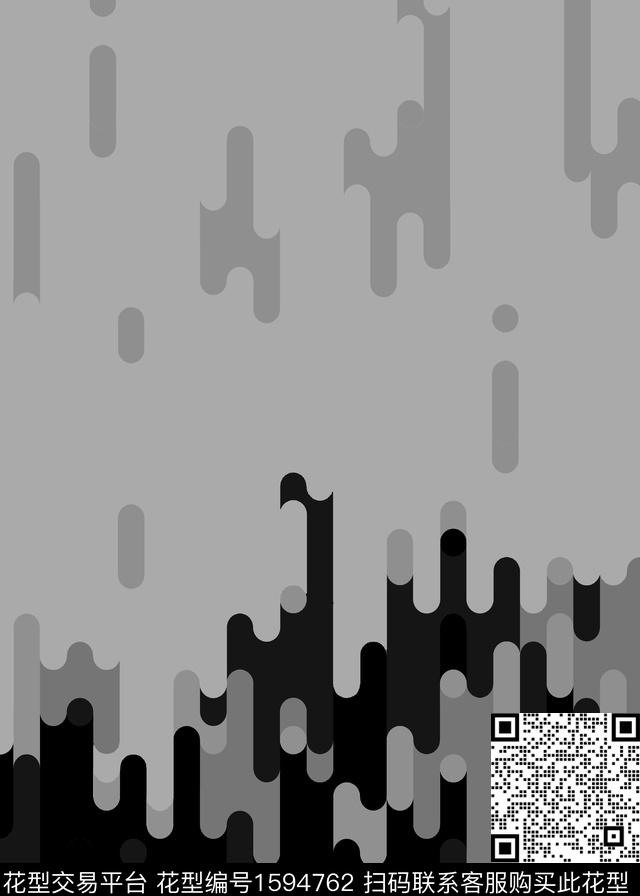 定位几何条状传统印花华亿平台下载（图片编号: 1594762） - 瓦栏（Walan）