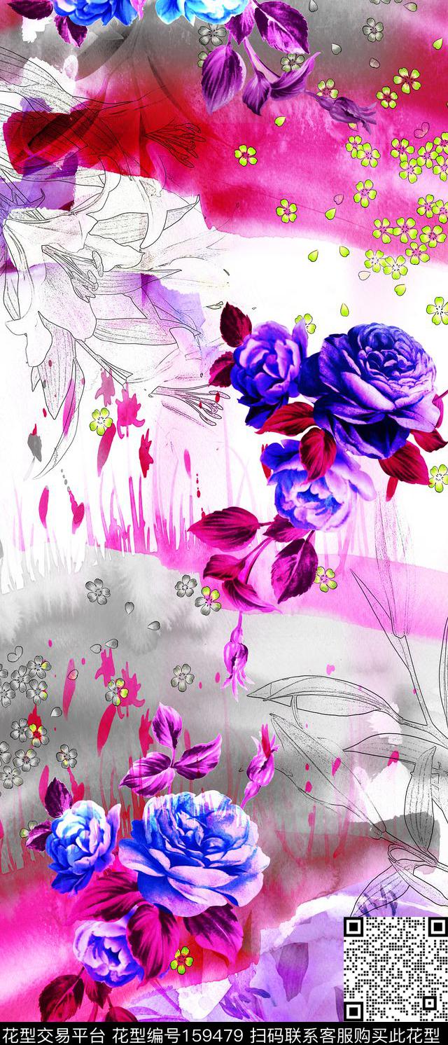 时尚定位数码印花华亿平台下载（图片编号: 159479） - 瓦栏（Walan）