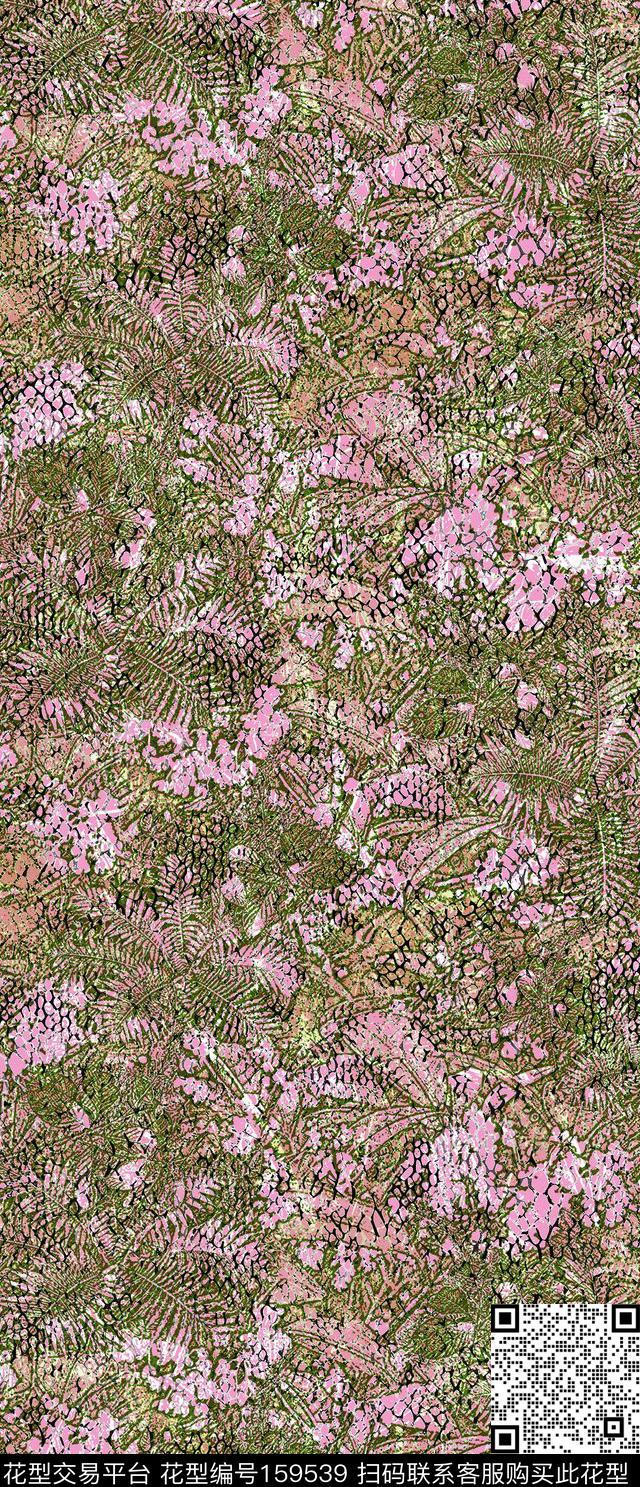 感悟抽象数码印花华亿平台下载（图片编号: 159539） - 瓦栏（Walan）