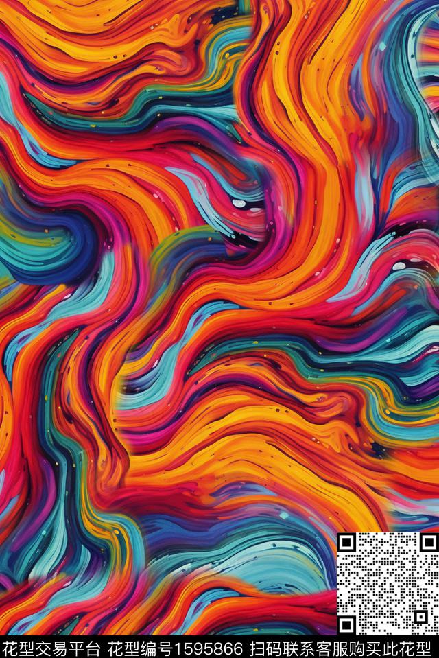 大牌风水彩炫彩数码印花华亿平台下载（图片编号: 1595866） - 瓦栏（Walan）