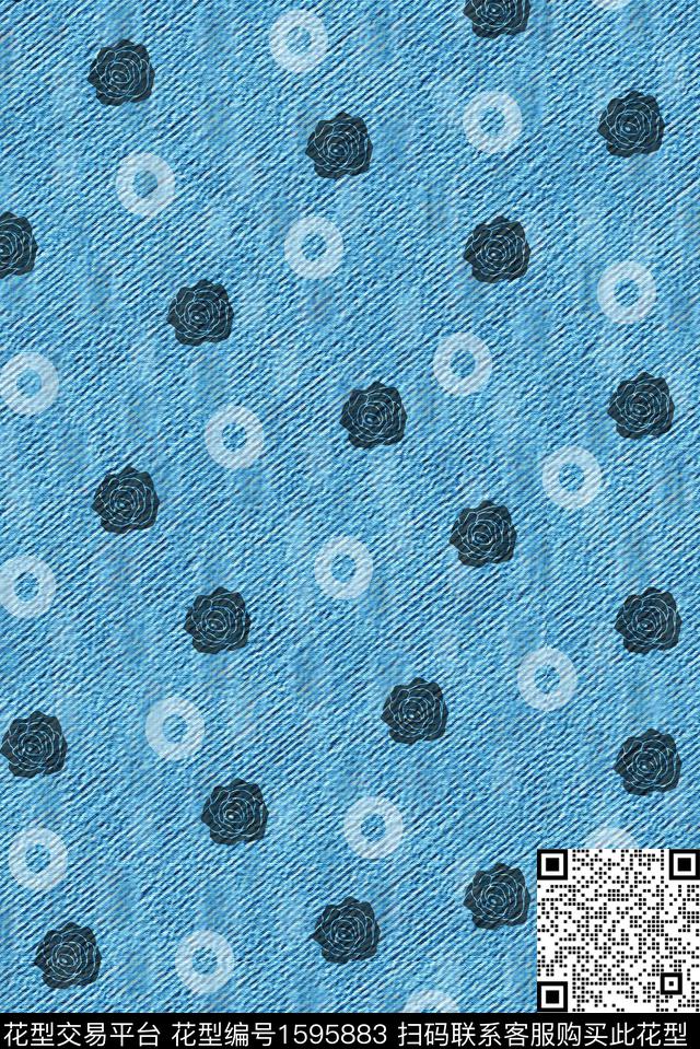 小碎花底纹肌理数码印花华亿平台下载（图片编号: 1595883） - 瓦栏（Walan）