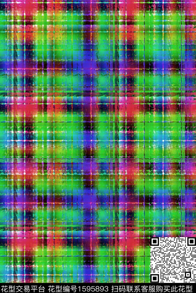 渐变大牌风炫彩数码印花华亿平台下载（图片编号: 1595893） - 瓦栏（Walan）