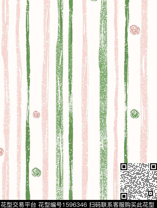 小清新肌理条纹数码印花华亿平台下载（图片编号: 1596346） - 瓦栏（Walan）