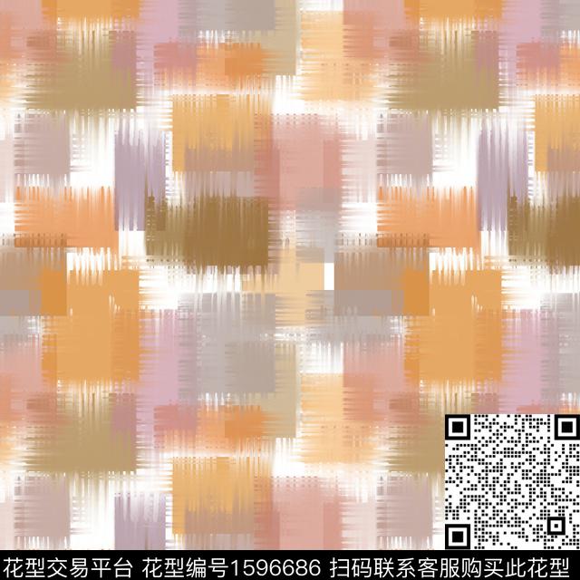 模糊水彩抽象数码印花华亿平台下载（图片编号: 1596686） - 瓦栏（Walan）