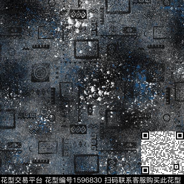 纹理肌理民族风数码印花华亿平台下载（图片编号: 1596830） - 瓦栏（Walan）