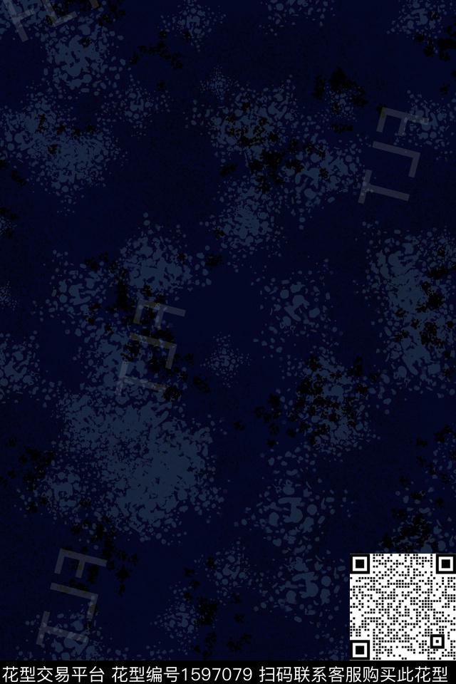 肌理字母抽象数码印花华亿平台下载（图片编号: 1597079） - 瓦栏（Walan）