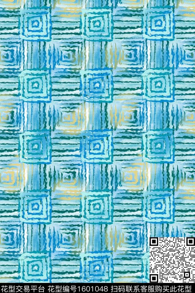 线条肌理笔触数码印花华亿平台下载（图片编号: 1601048） - 瓦栏（Walan）