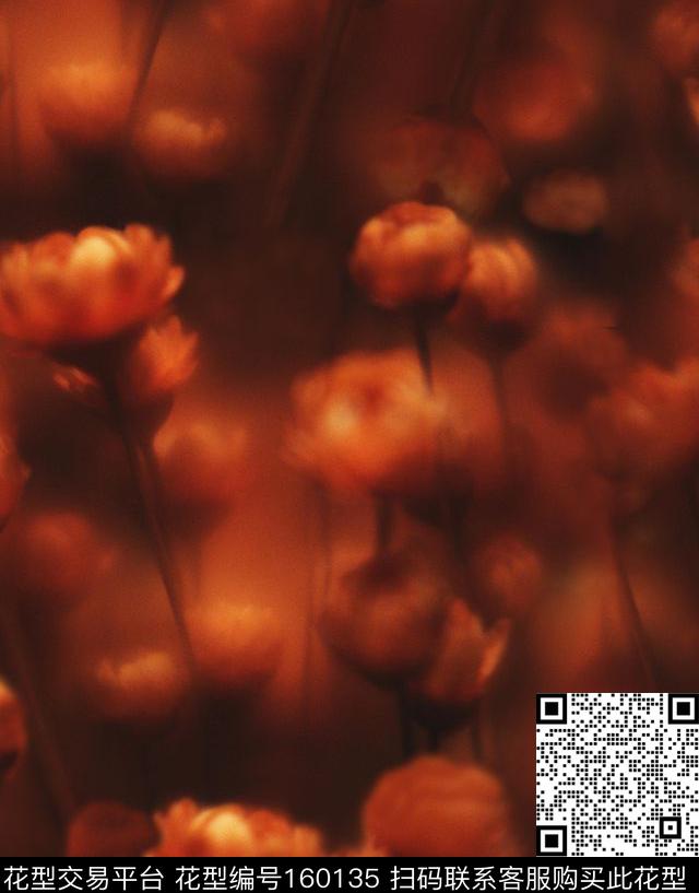 朦胧艺术氤氲数码印花华亿平台下载（图片编号: 160135） - 瓦栏（Walan）