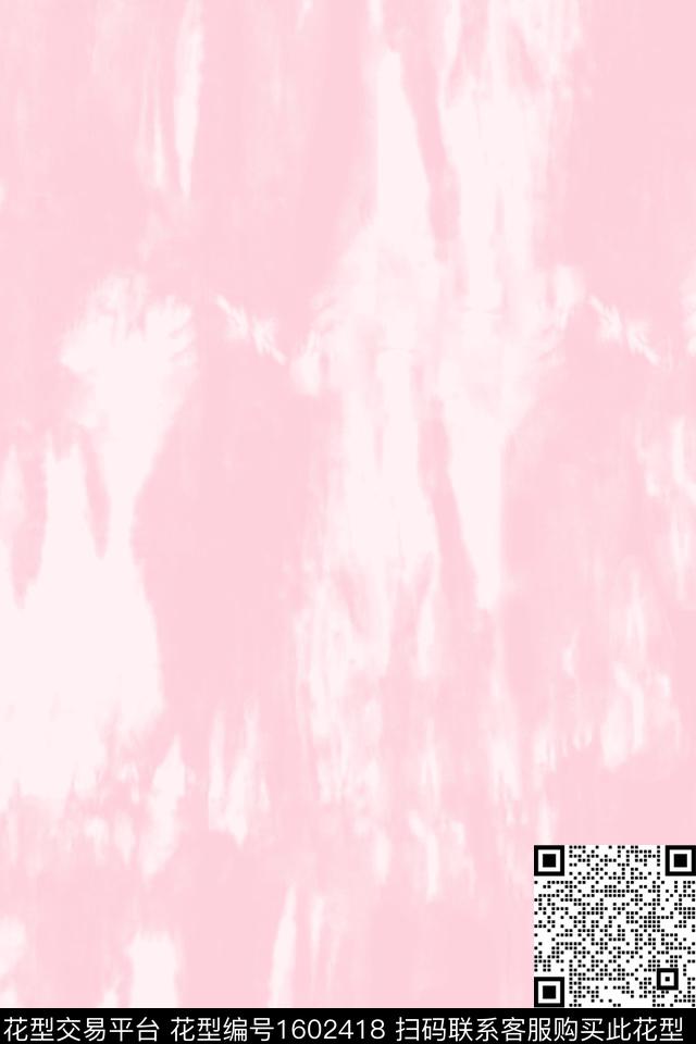 晕染肌理抽象数码印花华亿平台下载（图片编号: 1602418） - 瓦栏（Walan）