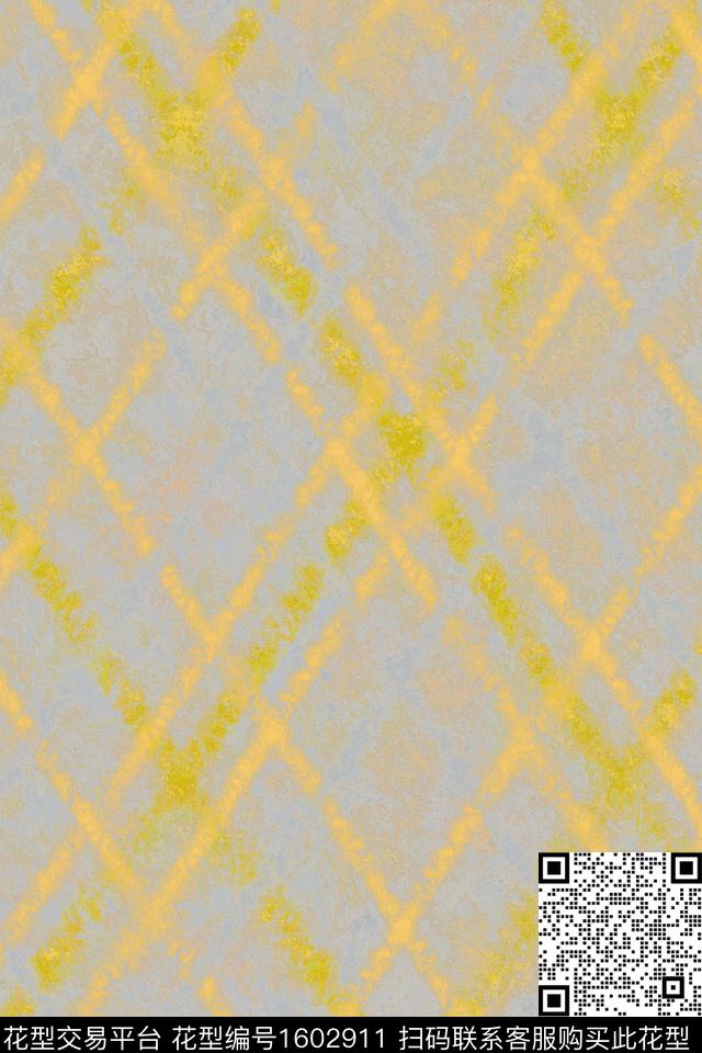 肌理条纹格子数码印花华亿平台下载（图片编号: 1602911） - 瓦栏（Walan）