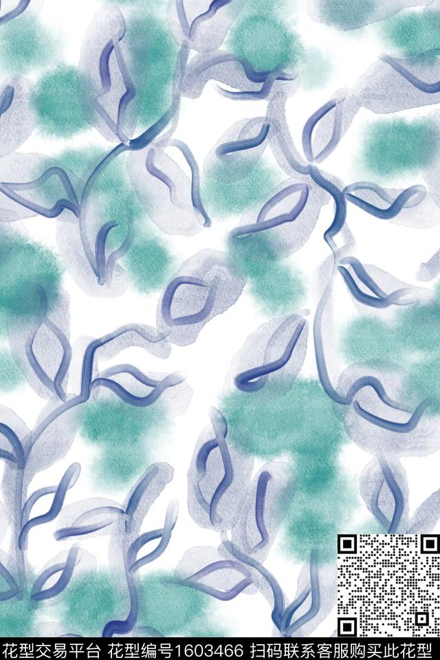 小清新渐变肌理数码印花华亿平台下载（图片编号: 1603466） - 瓦栏（Walan）