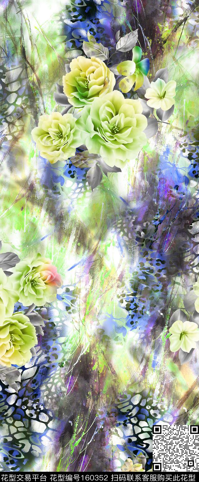 时尚定位数码印花华亿平台下载（图片编号: 160352） - 瓦栏（Walan）