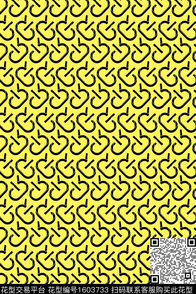 趣味字母符号传统印花华亿平台下载（图片编号: 1603733） - 瓦栏（Walan）