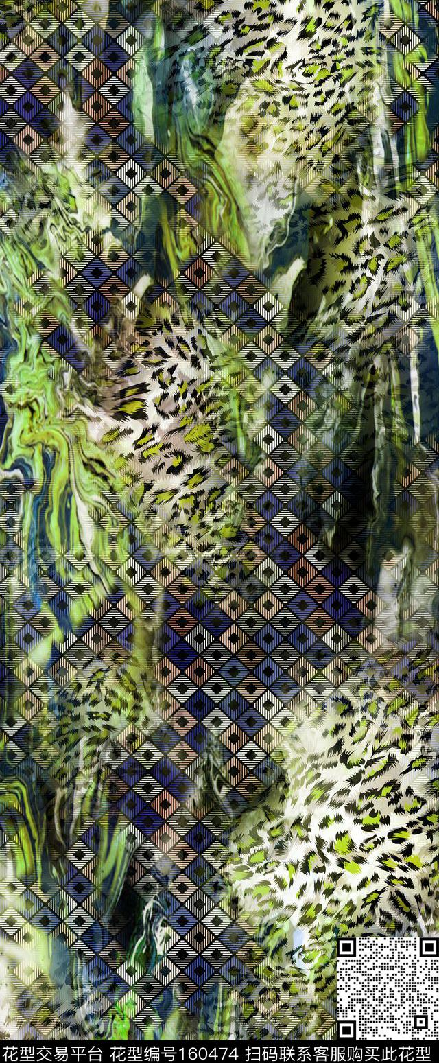 感悟抽象数码印花华亿平台下载（图片编号: 160474） - 瓦栏（Walan）