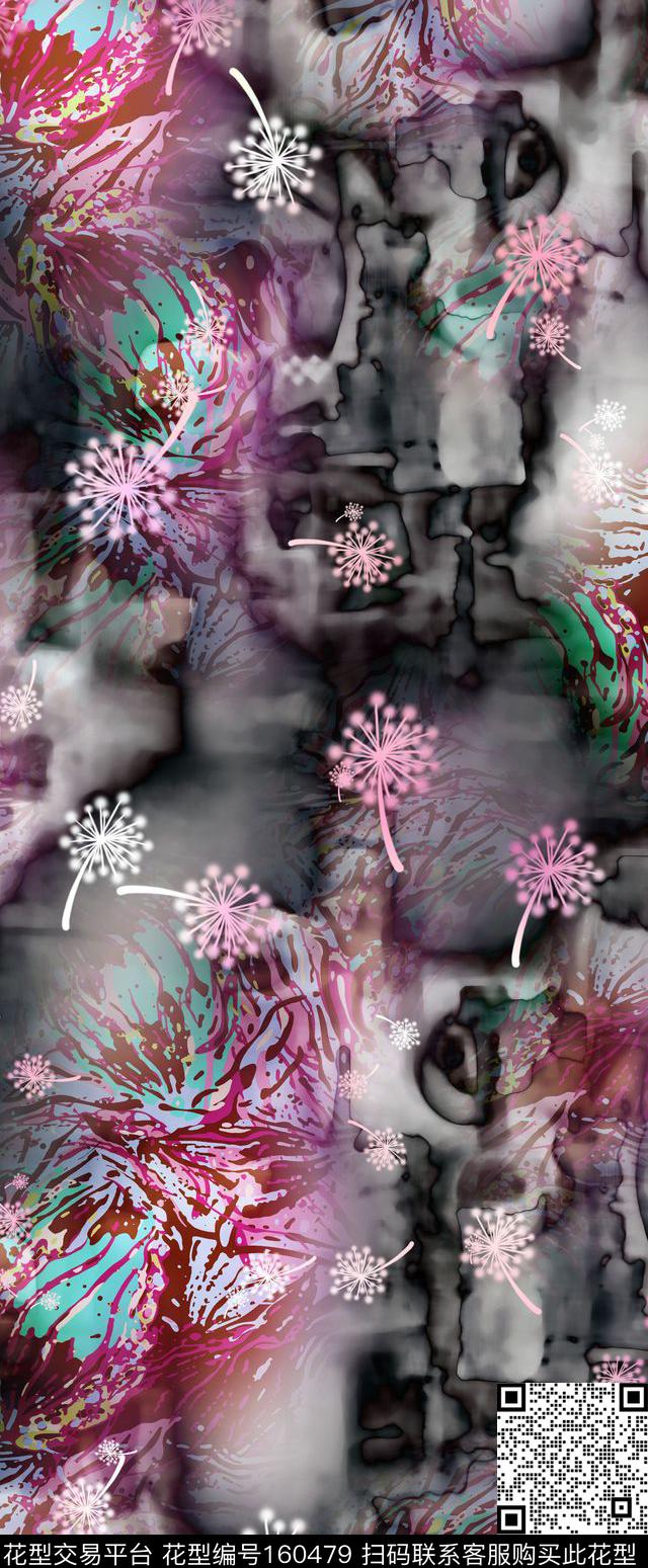 感悟抽象数码印花华亿平台下载（图片编号: 160479） - 瓦栏（Walan）