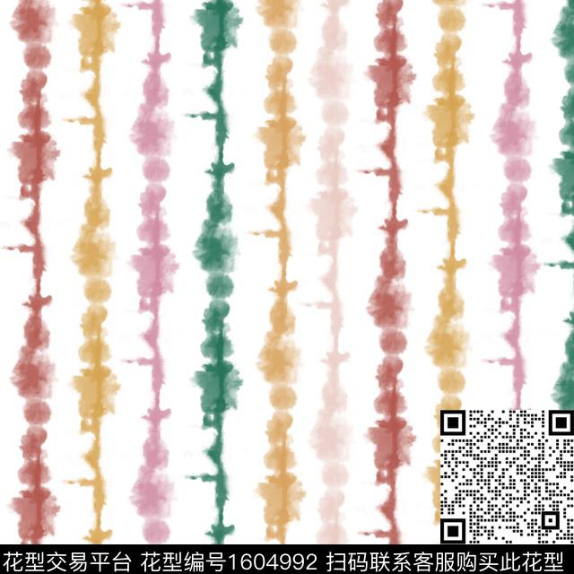 水彩条纹渐变数码印花华亿平台下载（图片编号: 1604992） - 瓦栏（Walan）