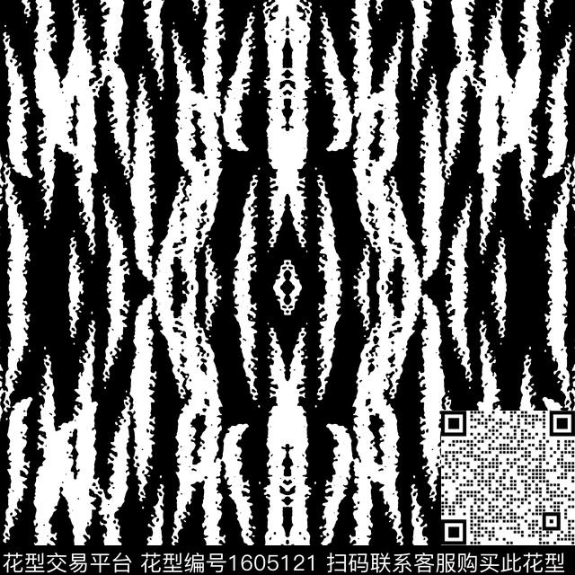 大牌风抽象女装传统印花华亿平台下载（图片编号: 1605121） - 瓦栏（Walan）