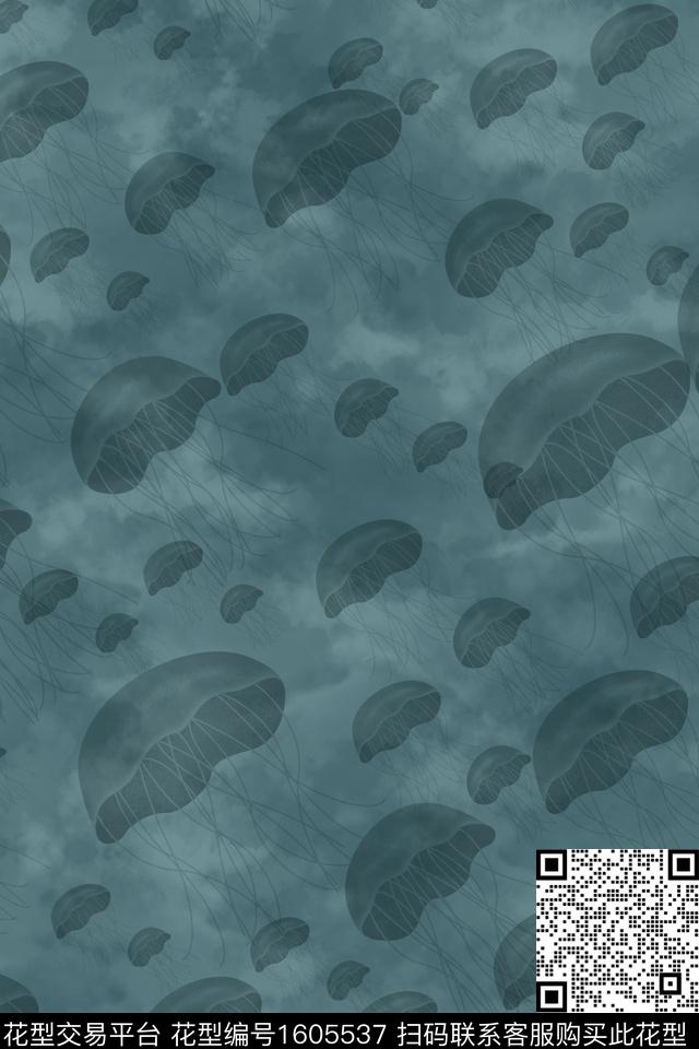 休闲海洋男装数码印花华亿平台下载（图片编号: 1605537） - 瓦栏（Walan）