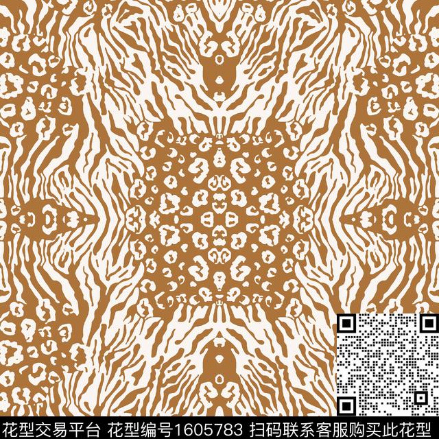 动物纹虎纹豹纹传统印花华亿平台下载（图片编号: 1605783） - 瓦栏（Walan）