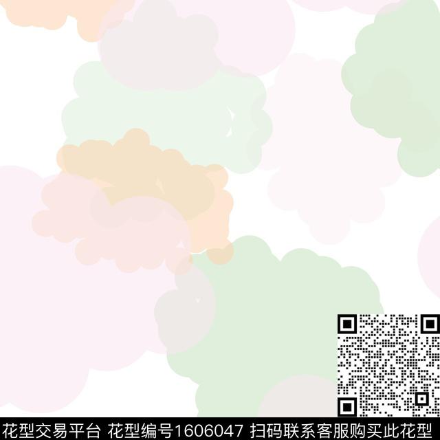 云朵抽象传统印花华亿平台下载（图片编号: 1606047） - 瓦栏（Walan）