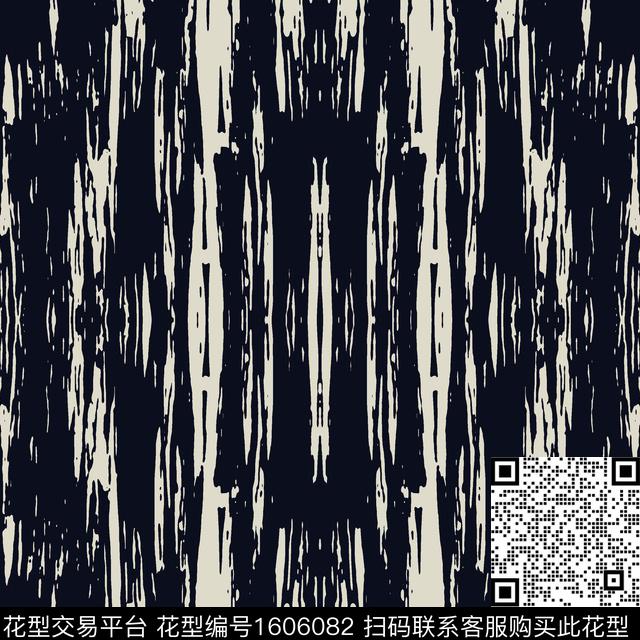 黑白抽象对称传统印花华亿平台下载（图片编号: 1606082） - 瓦栏（Walan）