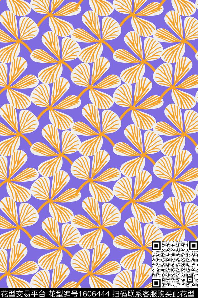 叶子绿植树叶传统印花华亿平台下载（图片编号: 1606444） - 瓦栏（Walan）