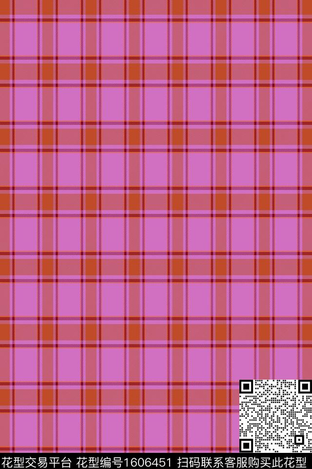 格子粉色条纹传统印花华亿平台下载（图片编号: 1606451） - 瓦栏（Walan）